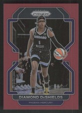 2022 Panini Prizm WNBA #45 Diamond DeShields Red #/199