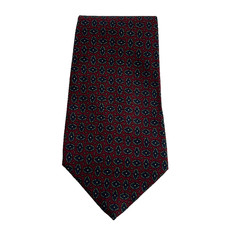 Polo By Ralph Lauren Necktie Mens Silk Vintage Multicolor Diamonds Handmade USA