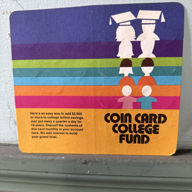 VTG Quarter Saver Fund Booklet Coin Saver The Perpetual Savings And Loan Company