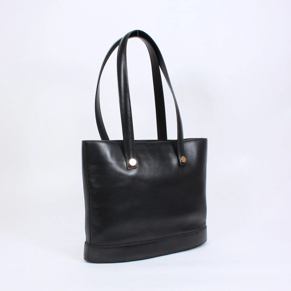 Bolsa tote HERMES Sorbonne 35 caixa preta bezerro - Imagem 2 de 4