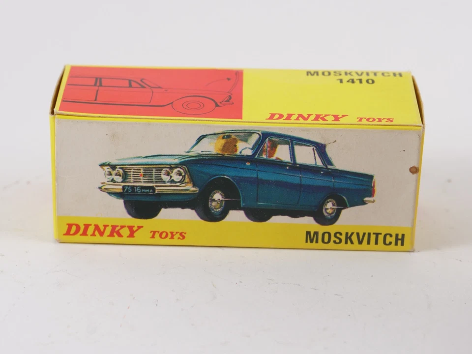 Dinky Toys F N.1410 Moskwitsch 408 1/43 Jamais Usato Scatola Linguetta. - Immagine 3 di 4