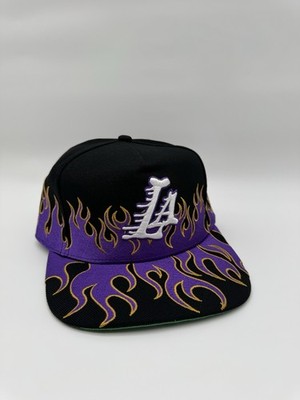 Kill The Hype LA Lakers Flame Snapback Cap KTH Limited Edition
