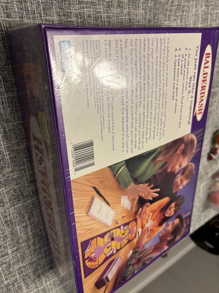 Juego de mesa Balderdash 1995 vintage divertido farol Parker Brothers difícil de encontrar Foto 3 de 4