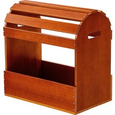 Pine Wood Arched Saddle Rack Stand 20" x 12" x 20" Heavy Duty Portable Car We...