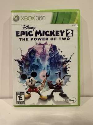 Disney Epic Mickey 2: The Power of Two (Microsoft Xbox 360, 2012) - Tested