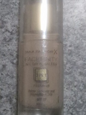1 x Beige Max Factor Facefinity All Day Flawless 3in1 Foundation LSF 20, 30ml