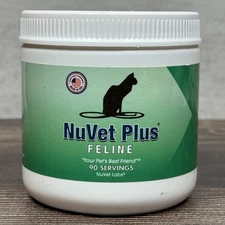 NuVet Plus Canine Powder - 90 Srvs - New & Sealed - Free Shipping - Exp: 02/27