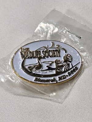 Vintage 2002 The Wildlife Society Event Hat Lapel Pin Bismark ND Conservation 