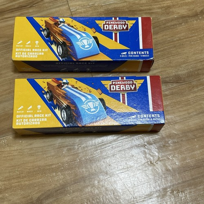 #ad #ad Official Pinewood Derby Car Kit BSA Race Box Set of 2 New 2018 $20.00