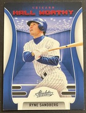 2022 Panini Absolute - Hall Worthy Ryne Sandberg #HW-1 Red /99
