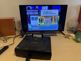 Sega Saturn Tested Working- Two 3D Control Pads - Virtua Cop - Gun & Pedal