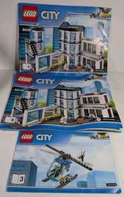 Lego 60141 City Police Station, Bags Sealed, Missing Bag 1, 3/6 Instruction book