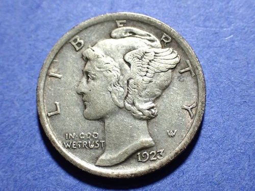1923 Mercury Dime  XF