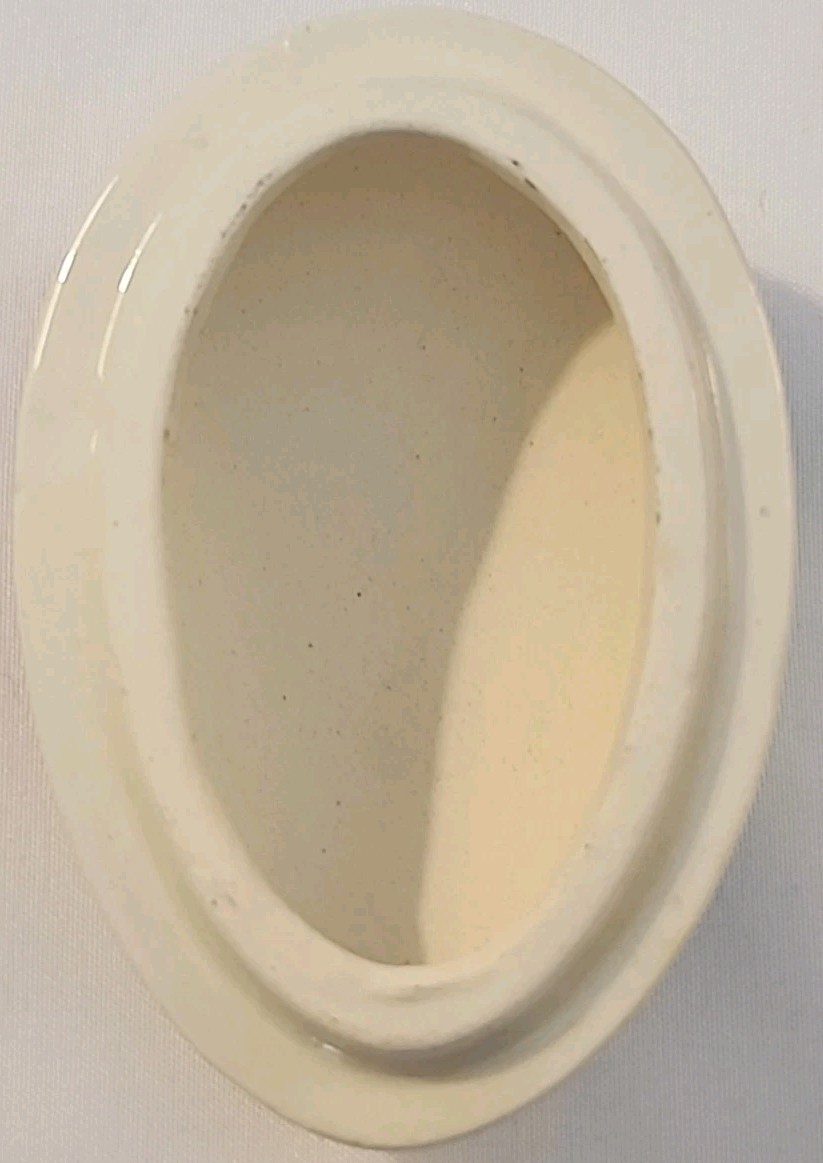 Vtg Rare Santa Anita Ware Anthurium Trinket Dish Egg Shaped Made In Hawaii EC 