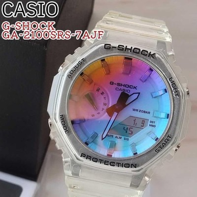 Casio G-Shock GA-2100SRS-7A Watch Rainbow Rare With Box Japan