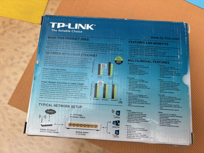 TP-Link TL-SF1008D 8-Port 10/100Mbps Switch