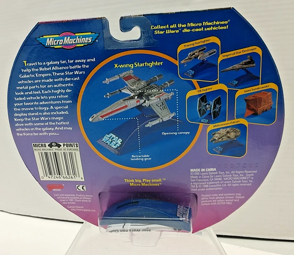 Micro Machines 1996 Star Wars X-Wing Starfighter Foto 2 de 4