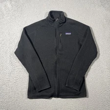 Patagonia Better Sweater Mens Sz S Black Full Zip Fleece Outdoor Hiking