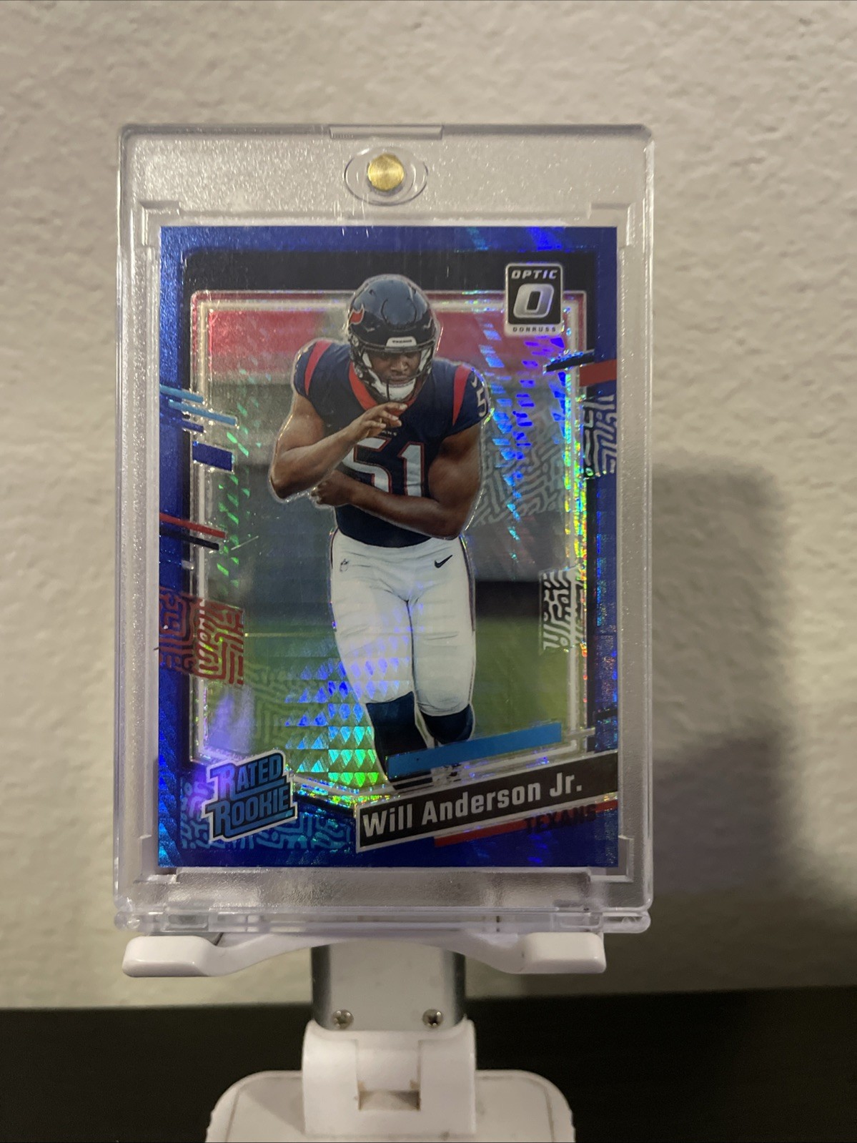 2023 Panini Donruss Optic - Rated Rookie Will Anderson #246 Blue Hyper Prizm (RC