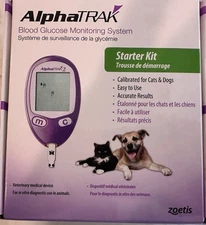 AlphaTrak Pet Blood Glucose Monitoring Kit for Diabetic Cats Dogs - Starter Kit