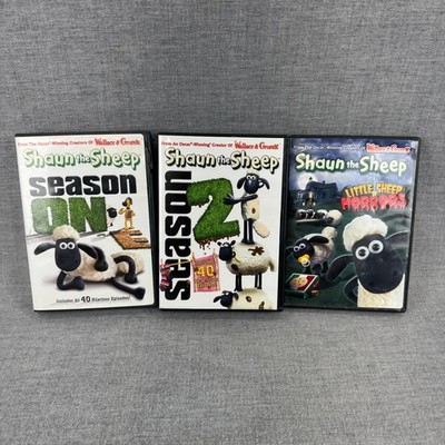 Shaun the Sheep DVD Lot Season 1 Season 2 Little Sheep Of Horrors Aardman