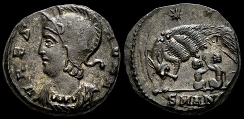 Urbs Roma Ae4 Follis 330-335 AD Antioch Mint #GM176