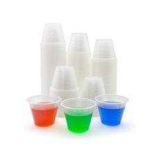 - 200ct 1oz Disposable Graduated Medicine Cups, Non-Sterile, for Mixing and M...