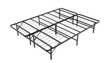 Nestl Foldable Bed Frame, 14 Inch Steel Platform Bed Frame, Tool Free Assembly