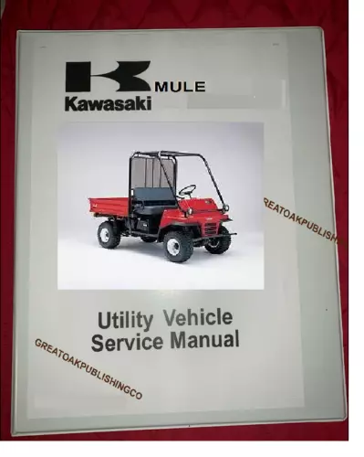 Kawasaki mule 2520 UTILITY UTV  Workshop service manual Binder 
