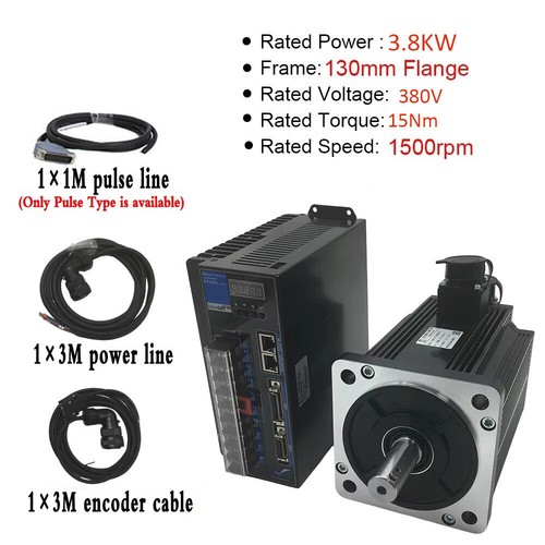 1~3.8KW AC Servo Motor Driver Pulse Kit 2500RPM 21Bit Absolute Magnetic Encoder - Picture 22 of 22