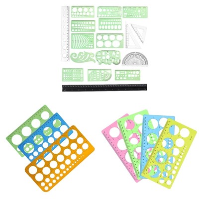 Circles Templates Measuring Ruler Circles Stencil Circles Ruler School Supplies