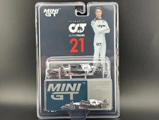 Mini GT AlphaTauri AT04 #21 Nyck de Vries 2023 F1 2023 Australian GP #727 1/64