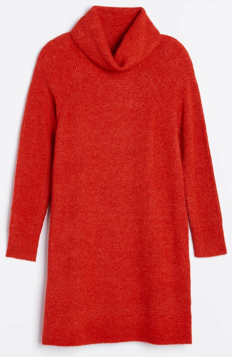 loft red sweater dress Timeless Holiday Style with LOFT