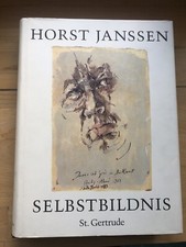 Buch Horst Janssen "Selbstbildnis" 1993 original Monogrammiert