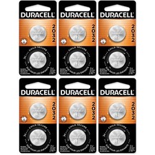 12 2032 Duracell Coin Cell Batteries - Lithium 3V - CR2032, DL2032, ECR2032