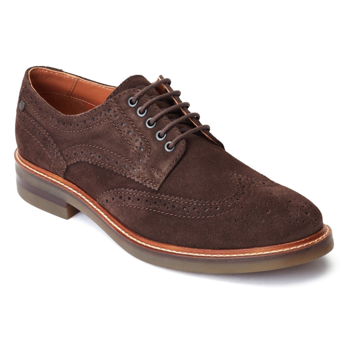 Base London Hatfield Brown Leather Male Mens Classic Lace Shoes
