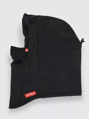 NEU Airhole schwarz Polarfleece Sturmhaube Kapuze Buff Fleece Snowboard Ski Größe S/M