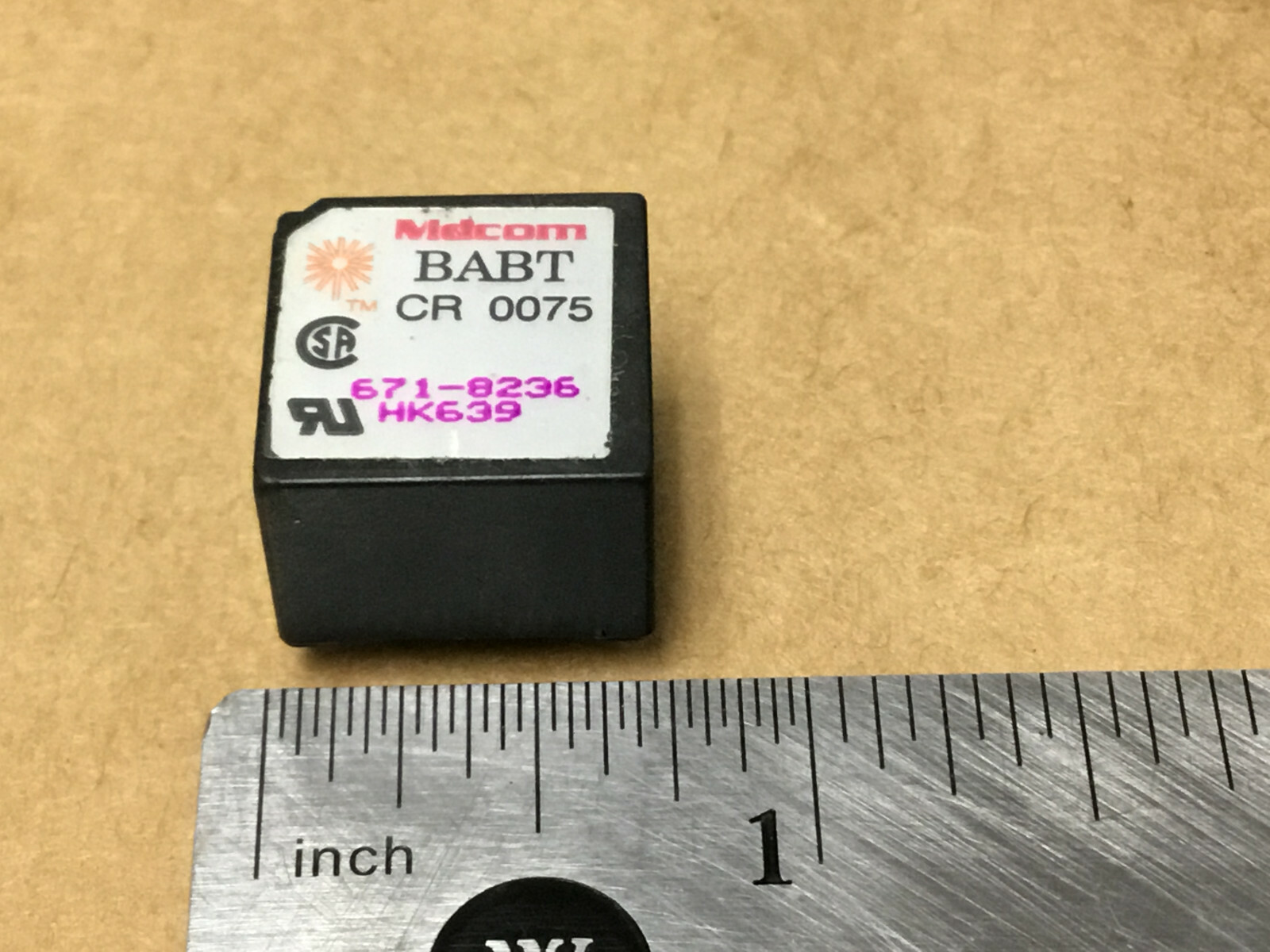 Midcom Box (1 PC) MIDCOM BABT-CR-0075 ELECTROMAGNETIC RELAY | eBay