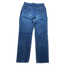 VTG Wrangler Jeans Denim Mom High Rise 1970s Talon USA Made Womens Tag 14 X 31