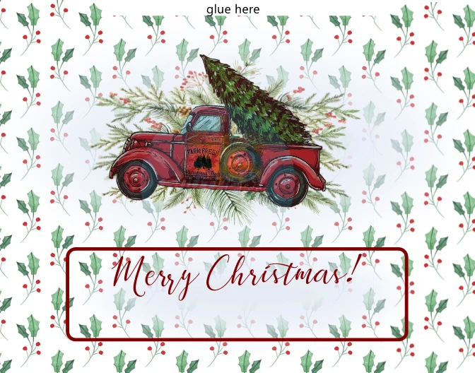 Árbol de Navidad Granja Camión Hershey Candy Bar Envolturas - Juego de 12 Foto 2 de 4