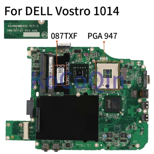 087TXF FOR DELL Vostro 1014 Motherboard DAVM8NMB6D0 GM45 DDR3 Tested OK - Picture 5 of 6