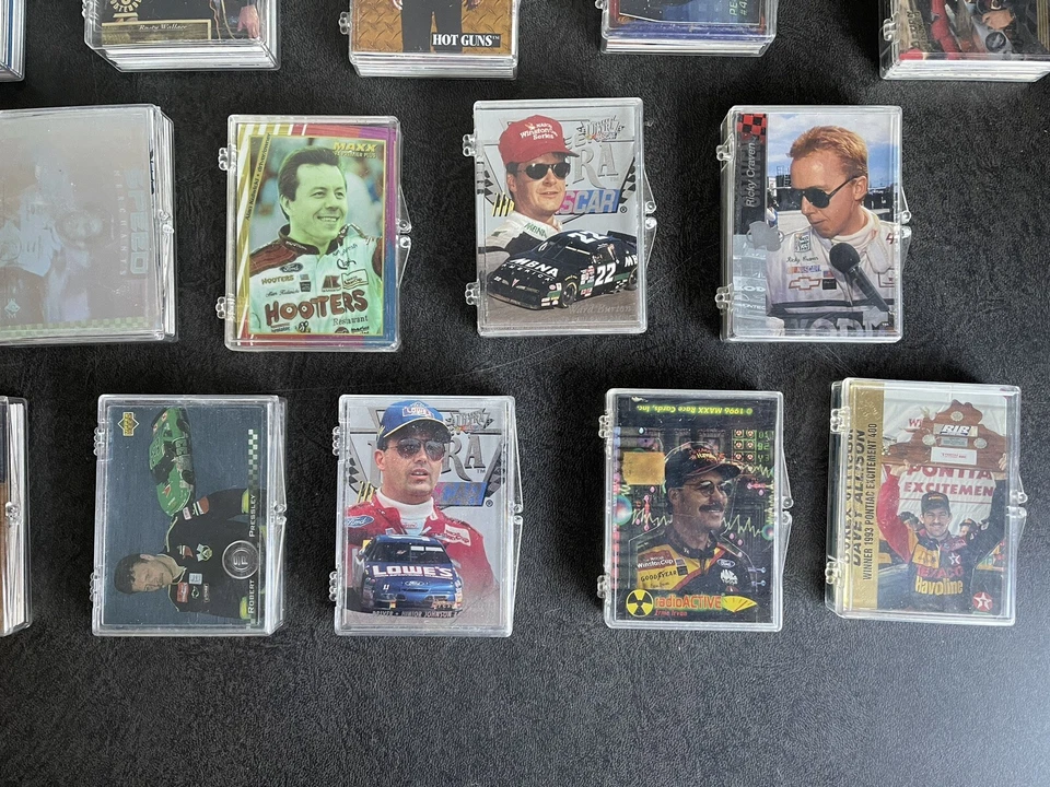 Гоночные карты NASCAR - большой лот (790 карт) 1990-е - Upper Deck, Fleer и другие - Изображение 3 из 4