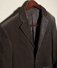 Armani Collezioni x Barneys - Green Velvet Cotton 3Btn Blazer Jacket Mens US 40R