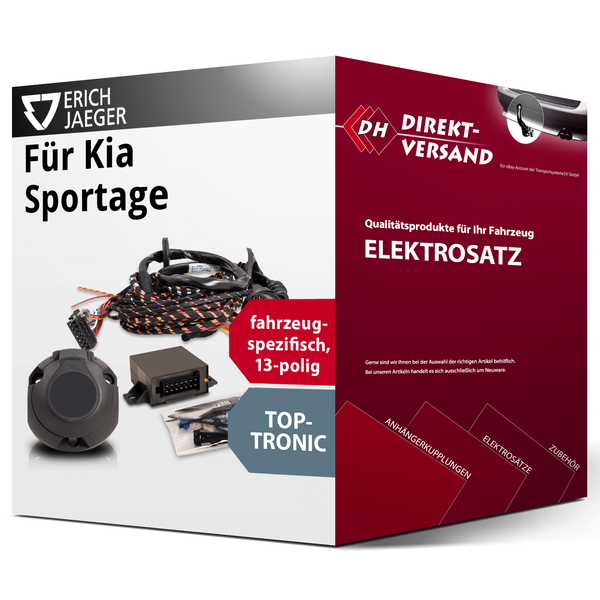 FüR Kia Sportage Iv Typ Ql/ Qle Elektrosatz 13Polig Spezifisch Top Neu-image