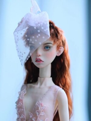 Resin Nude Body 1/4 BJD Doll Supermodel Girl Hand-Painted Face Makeup Eyes Gifts
