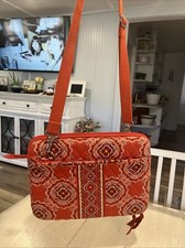 Vera Bradley Tablet Hipster Crossbody Yellow Floral Purse