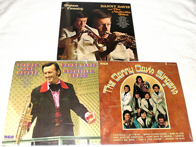 (3) SEALED LP's - Danny Davis: Dream Country, Turn On Some Happy, Self-Titled