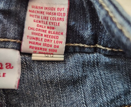 SONOMA Girls Skinny Jeans Kids Size 5, Distressed on Front, Design Back Pockets - Picture 4 of 9