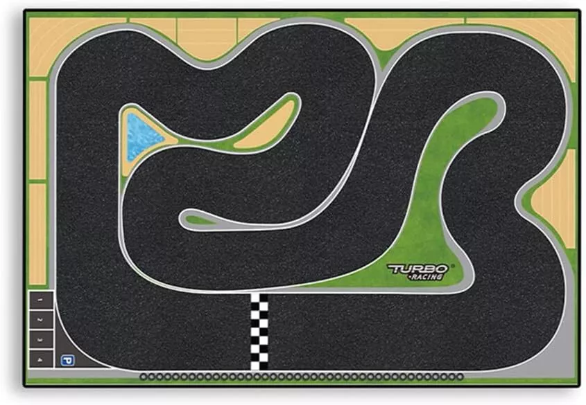 RC 1/76 Micro Car RACE TRACK 47 X 32 Roll Up Track