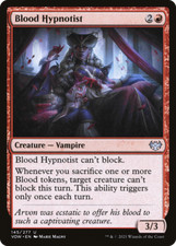 x1 Blood Hypnotist VOW MTG 145/277 UNCOMMON M/NM 1x